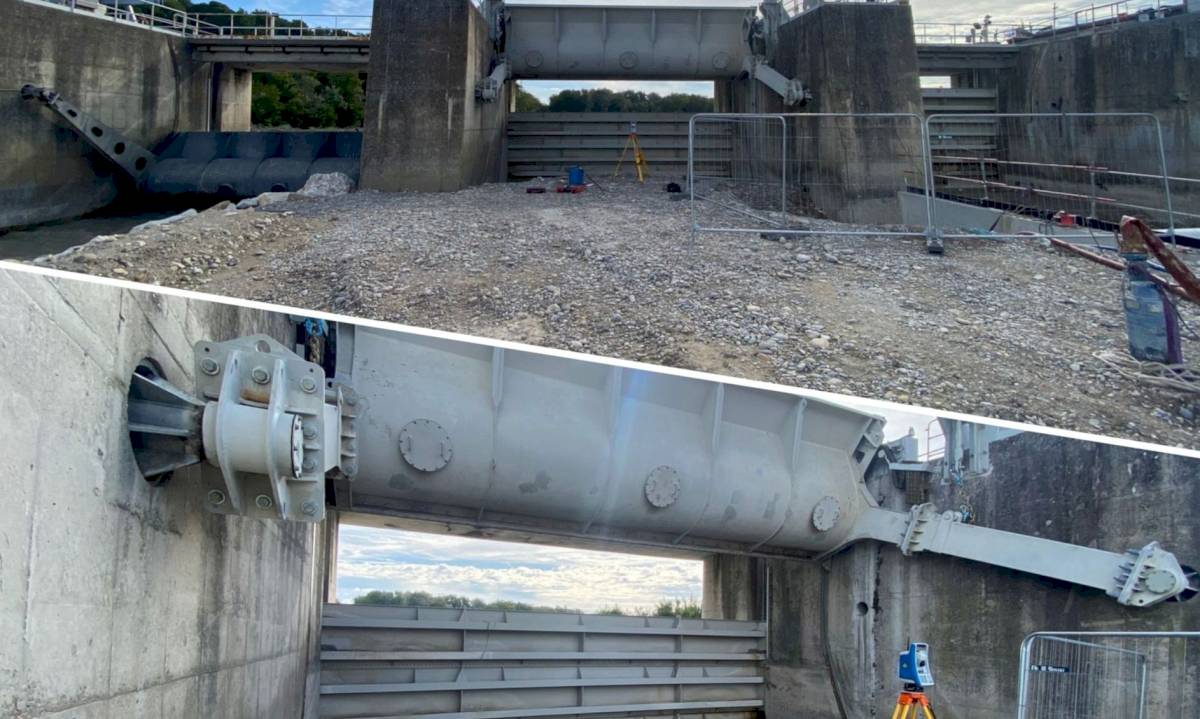 Mission d’étalonnage sur le barrage EDF Bonpas