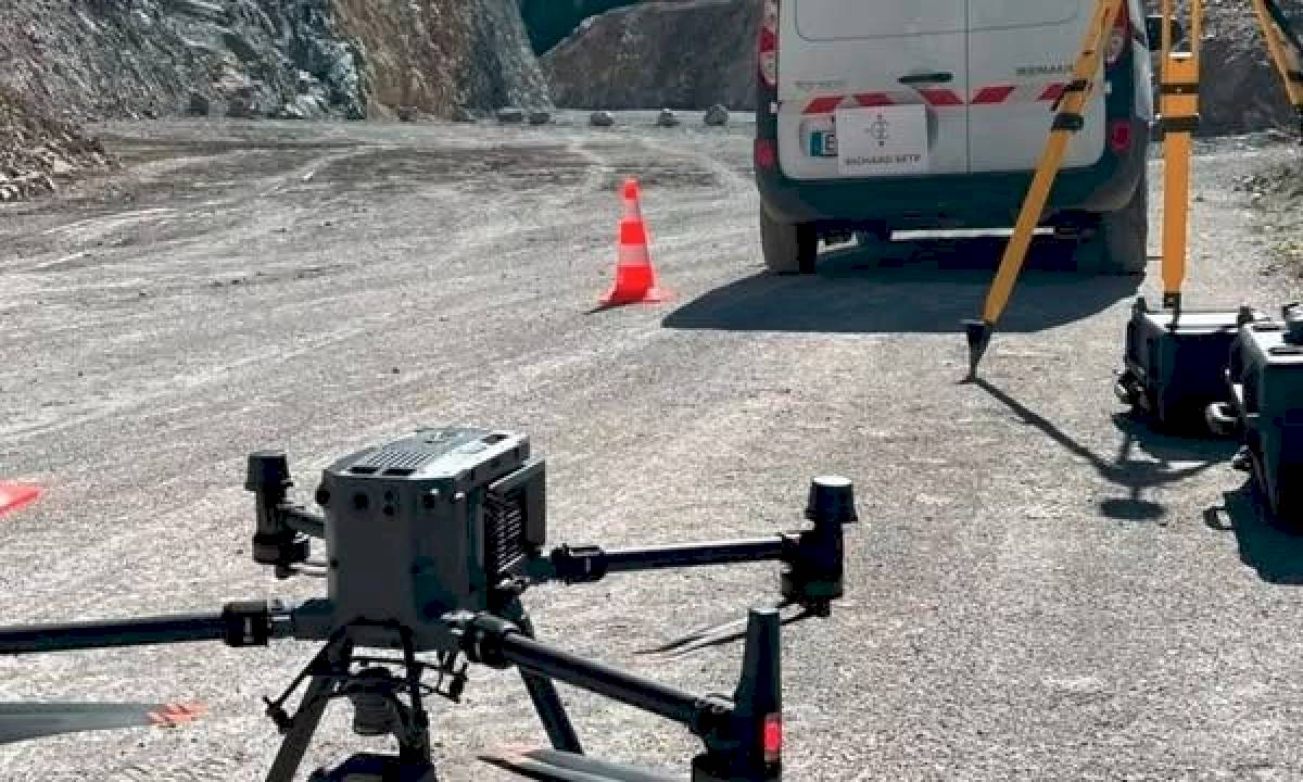 Relevés aéroportés par drone